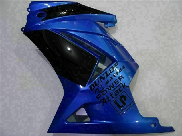 Azul Preto Carenagem Kawasaki EX250 2008-2012 Azul Preto Carenagem Kawasaki EX250 2008-2012