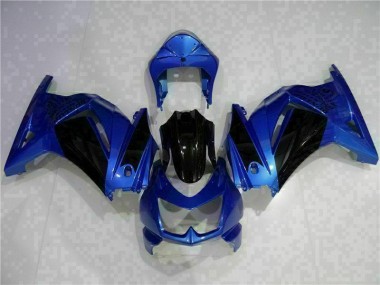 Azul Preto Carenagem Kawasaki EX250 2008-2012