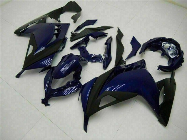 Azul Preto Carenagem & Plástico Kawasaki EX300 2013-2016 Azul Preto Carenagem & Plástico Kawasaki EX300 2013-2016