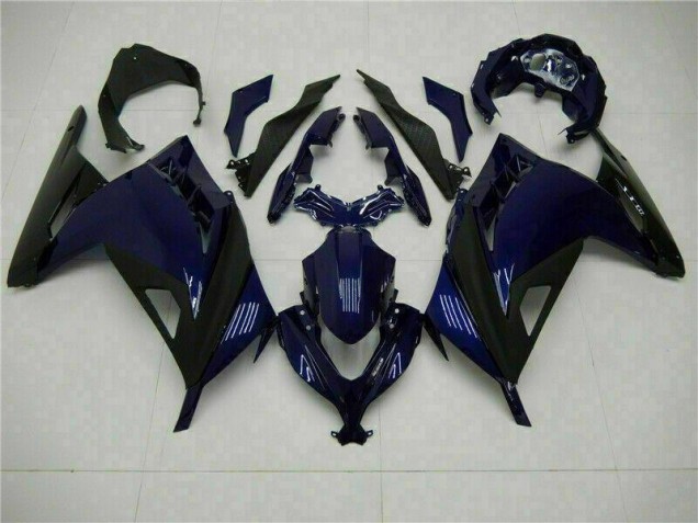 Azul Preto Carenagem & Plástico Kawasaki EX300 2013-2016 Azul Preto Carenagem & Plástico Kawasaki EX300 2013-2016