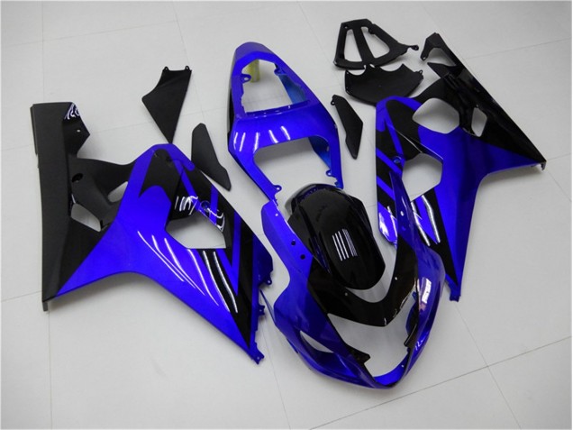 Azul Preto Carenagem & Plástico Suzuki GSXR 600 / 750 K4 2004-2005 Azul Preto Carenagem & Plástico Suzuki GSXR 600 / 750 K4 2004-2005