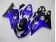 Azul Preto Carenagem & Plástico Suzuki GSXR 600 / 750 K4 2004-2005 Azul Preto Carenagem & Plástico Suzuki GSXR 600 / 750 K4 2004-2005
