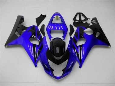 Azul Preto Carenagem & Plástico Suzuki GSXR 600 / 750 K4 2004-2005
