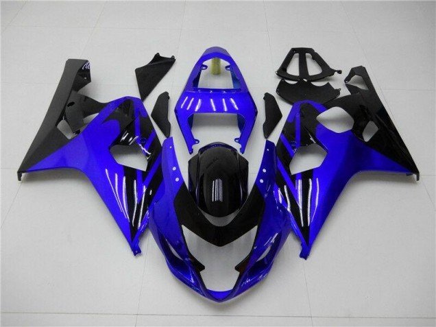 Azul Preto Carenagem & Plástico Suzuki GSXR 600 / 750 K4 2004-2005 Azul Preto Carenagem & Plástico Suzuki GSXR 600 / 750 K4 2004-2005