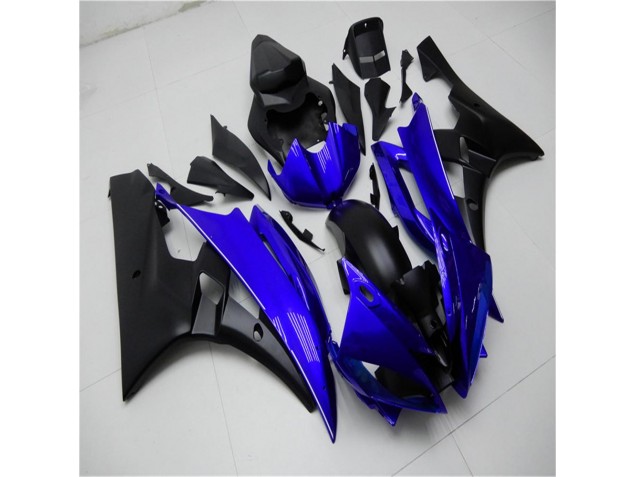 Azul Preto Carenagem & Plástico Yamaha R6 2006-2007 Azul Preto Carenagem & Plástico Yamaha R6 2006-2007