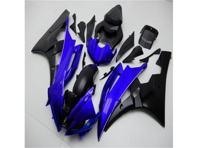 Azul Preto Carenagem & Plástico Yamaha R6 2006-2007 Azul Preto Carenagem & Plástico Yamaha R6 2006-2007