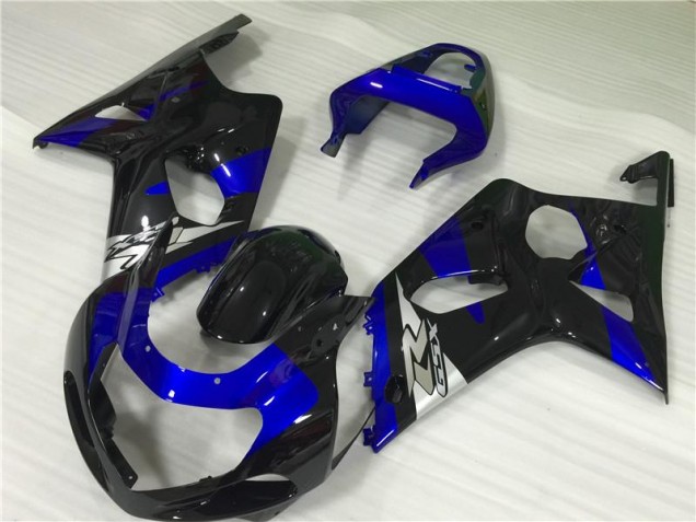 Azul Preto Carenagem Suzuki GSXR 1000 K1 2000-2002 Azul Preto Carenagem Suzuki GSXR 1000 K1 2000-2002