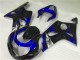 Azul Preto Carenagem Suzuki GSXR 1000 K1 2000-2002 Azul Preto Carenagem Suzuki GSXR 1000 K1 2000-2002