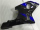 Azul Preto Carenagem Suzuki GSXR 1000 K1 2000-2002 Azul Preto Carenagem Suzuki GSXR 1000 K1 2000-2002