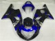 Azul Preto Carenagem Suzuki GSXR 1000 K1 2000-2002 Azul Preto Carenagem Suzuki GSXR 1000 K1 2000-2002