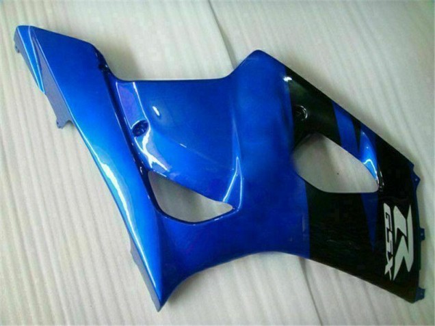 Azul Preto Carenagem Suzuki GSXR 1000 K3 2003-2004