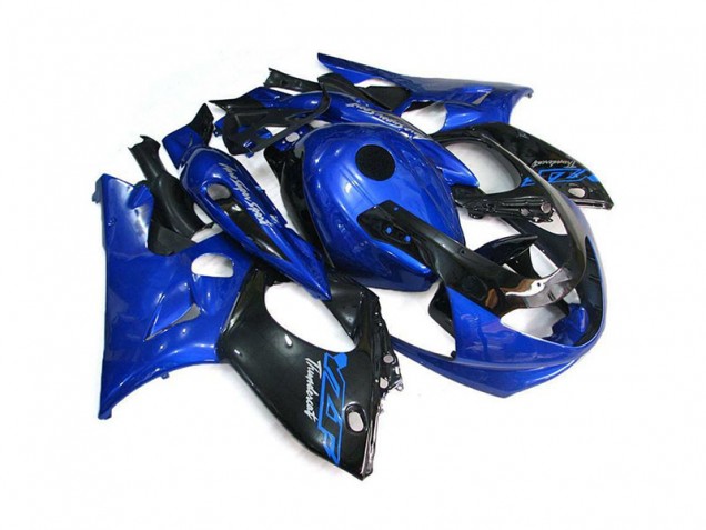 Azul Preto Carenagem Yamaha R6 1998-2002 Azul Preto Carenagem Yamaha R6 1998-2002
