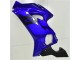 Azul Preto Carenagem Yamaha R6 2017-2023 Azul Preto Carenagem Yamaha R6 2017-2023