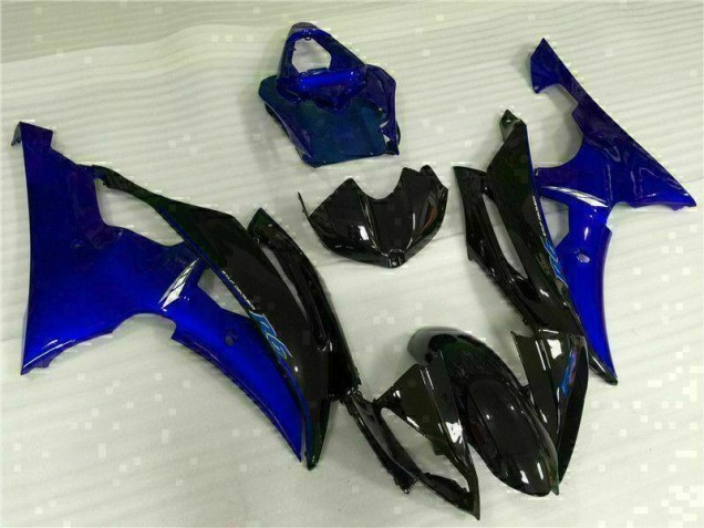 Azul Preto Carroçaria Yamaha R6 2008-2016 Azul Preto Carroçaria Yamaha R6 2008-2016