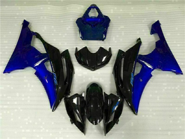 Azul Preto Carroçaria Yamaha R6 2008-2016 Azul Preto Carroçaria Yamaha R6 2008-2016