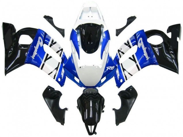 Azul Preto Champions Carenagem Yamaha R6 1998-2002 Azul Preto Champions Carenagem Yamaha R6 1998-2002