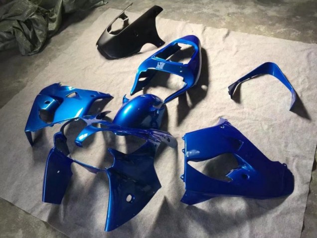 Azul Preto Fosco Carenagem Kawasaki ZX9R 2002-2003