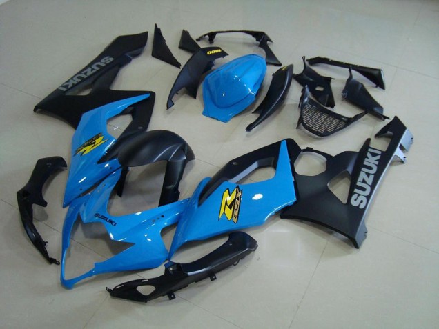 Azul & Preto Fosco Carenagem Suzuki GSXR 1000 K5 2005-2006 Azul & Preto Fosco Carenagem Suzuki GSXR 1000 K5 2005-2006