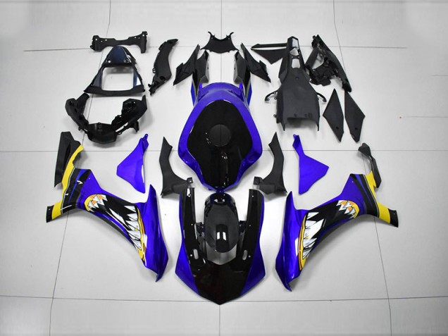 Azul Preto Injeção Kits Carenagem Yamaha R1 2015-2019