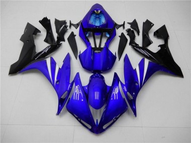 Azul Preto Kit Carenagem Yamaha R1 2004-2006