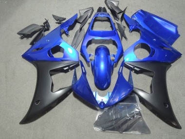 Azul Preto Kit Carenagem Yamaha R6 2003-2005