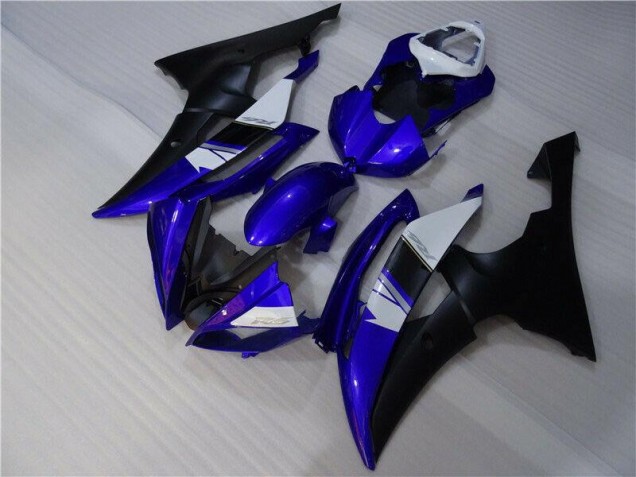 Azul Preto Kit Completo Carenagem Yamaha R6 2008-2016 Azul Preto Kit Completo Carenagem Yamaha R6 2008-2016