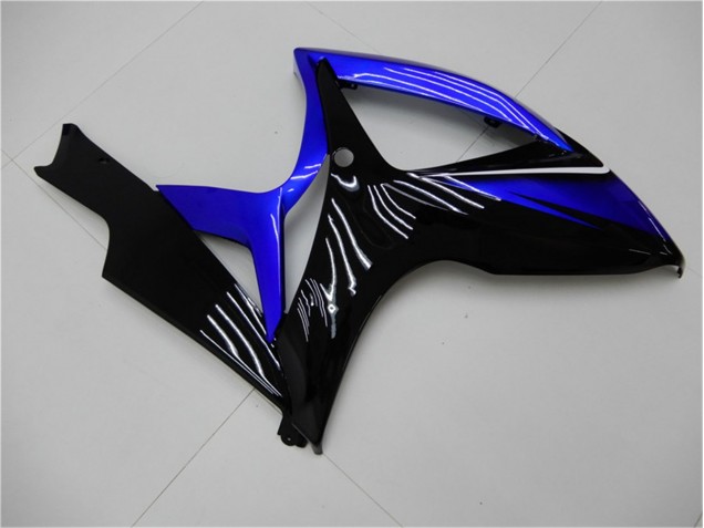 Azul Preto Kits Completo Carenagem Suzuki GSXR 600 / 750 K6 2006-2007