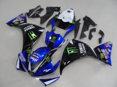 Azul Preto Monster Carenagem & Plástico Yamaha R1 2009-2011