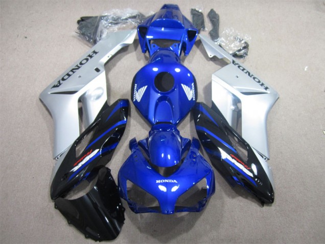 Azul Preto Plástico Honda CBR 600 F4i 2001-2003 Azul Preto Plástico Honda CBR 600 F4i 2001-2003