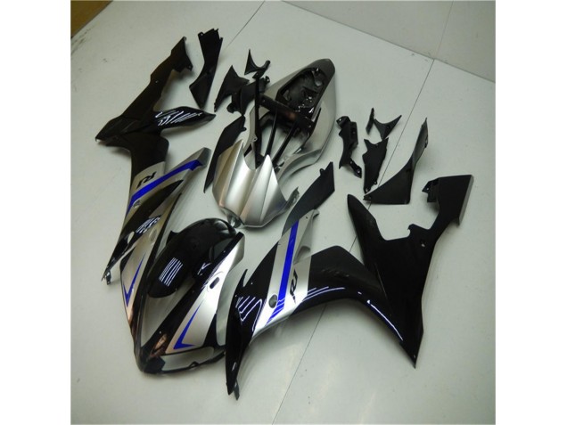 Azul Preto Prata Carenagem Yamaha R1 2007-2008 Azul Preto Prata Carenagem Yamaha R1 2007-2008