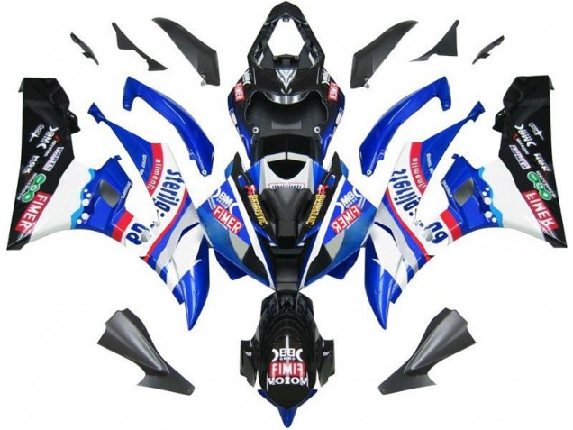 Azul Preto Sterilgard Carenagem Yamaha R6 2006-2007 Azul Preto Sterilgard Carenagem Yamaha R6 2006-2007