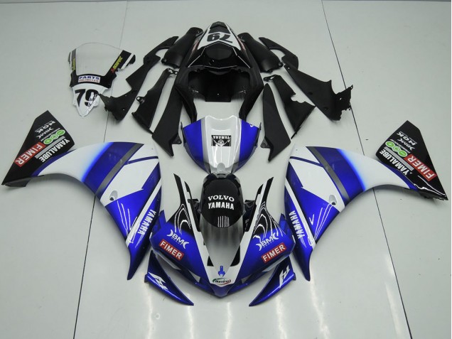 Azul Preto Sterilgarda Carenagem Yamaha R1 2012-2014 Azul Preto Sterilgarda Carenagem Yamaha R1 2012-2014