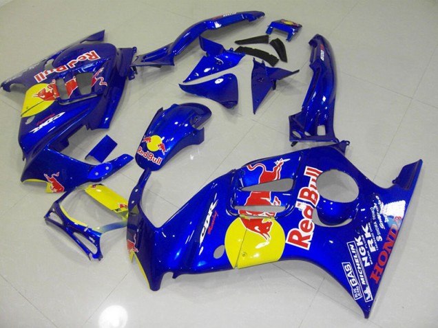 Azul Red Bull Carenagem Honda CBR 600 F3 1995-1998 Azul Red Bull Carenagem Honda CBR 600 F3 1995-1998