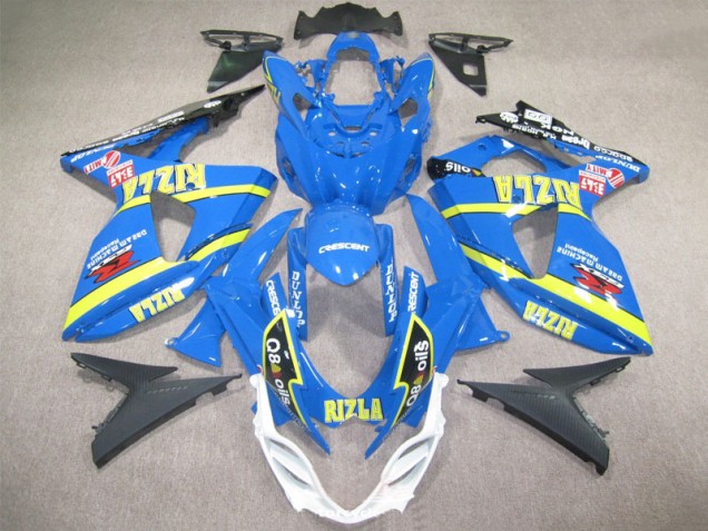 Azul Rizla Q8 Oils Carenagem Suzuki GSXR 1000 K9 2009-2016 Azul Rizla Q8 Oils Carenagem Suzuki GSXR 1000 K9 2009-2016