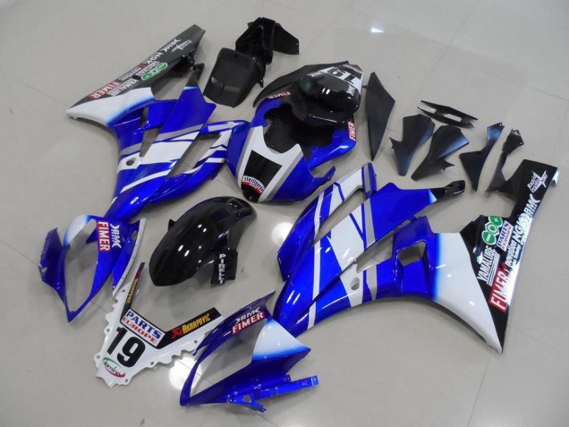 Azul Sterilgarda Carenagem Yamaha R6 2006-2007 Azul Sterilgarda Carenagem Yamaha R6 2006-2007