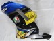 Azul Tubarão Carenagem Kawasaki ZX6R 2007-2008