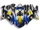Azul Tubarão Carenagem Kawasaki ZX6R 2007-2008