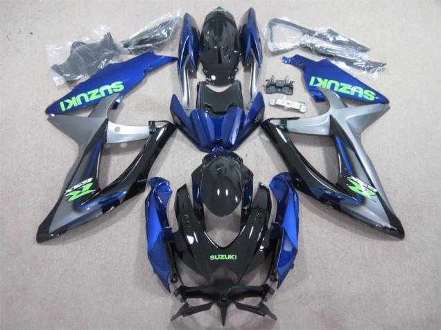 Azul Verde Decalque Carenagem Suzuki GSXR 600 K8 2008-2010 Azul Verde Decalque Carenagem Suzuki GSXR 600 K8 2008-2010