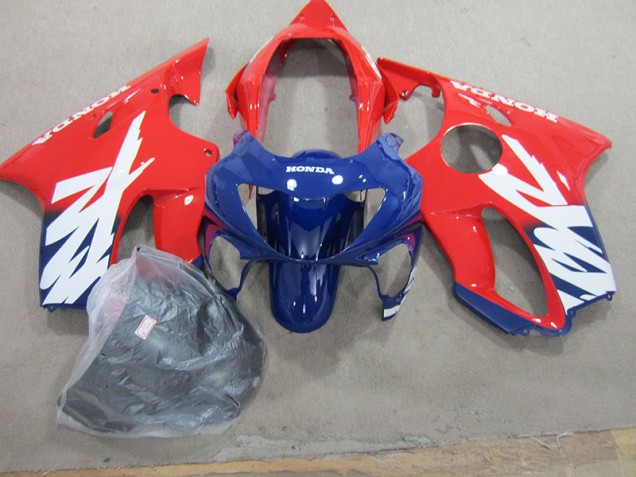 Azul Vermelho Carenagem Honda CBR 600 F4 1999-2000 Azul Vermelho Carenagem Honda CBR 600 F4 1999-2000