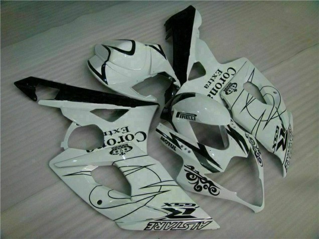 Branco Abs Plástico Suzuki GSXR 1000 K5 2005-2006 Branco Abs Plástico Suzuki GSXR 1000 K5 2005-2006