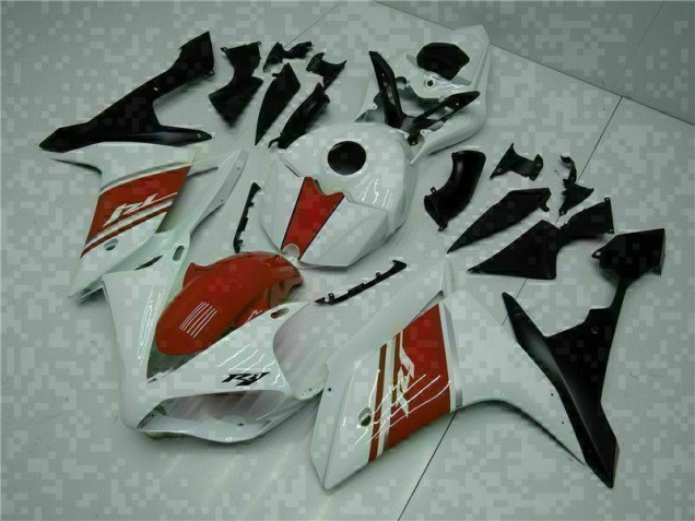 Branco Abs Plástico Yamaha R1 2007-2008 Branco Abs Plástico Yamaha R1 2007-2008