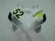 Branco Amarelo Verde 52 Carenagem Honda CBR 600RR 2005-2006 Branco Amarelo Verde 52 Carenagem Honda CBR 600RR 2005-2006