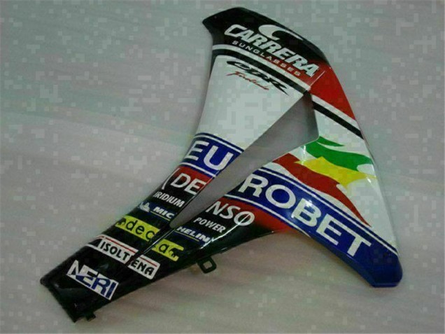 Branco Azul Abs Kit Completos Carenagem Honda CBR 1000RR 2008-2011 Branco Azul Abs Kit Completos Carenagem Honda CBR 1000RR 2008-2011