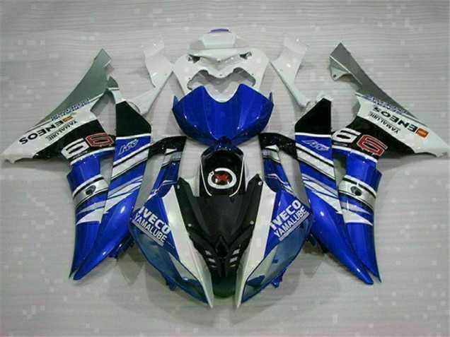 Branco Azul Abs Kit Completos Carenagem Yamaha R6 2008-2016 Branco Azul Abs Kit Completos Carenagem Yamaha R6 2008-2016