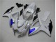 Branco Azul Abs Kits Completos Carenagem Suzuki GSXR 600 / 750 K6 2006-2007 Branco Azul Abs Kits Completos Carenagem Suzuki GSXR 600 / 750 K6 2006-2007