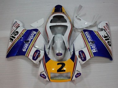 Branco Azul Amarelo Carenagem Honda NSR 250 MC28 P4 1994-1996