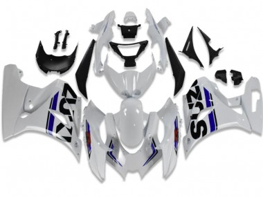 Branco Azul Carenagem Suzuki GSXR 1000 2017-2023