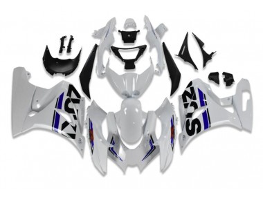 Branco Azul Carenagem Suzuki GSXR 1000 2017-2023