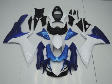 Branco Azul Carenagem Suzuki GSXR 1000 K1 2000-2002
