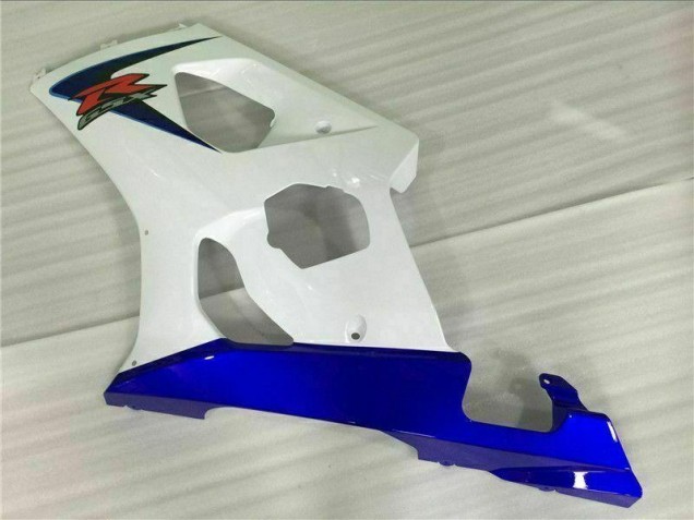 Branco Azul Carenagem Suzuki GSXR 1000 K3 2003-2004 Branco Azul Carenagem Suzuki GSXR 1000 K3 2003-2004